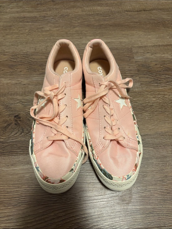 Converse Other - pink floral converse